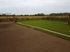 Lawn being laid after preperation 350m2.