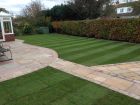 Old patio lifted and laid correctly.<br />Lawn lifted rotavated, prepared and new turf laid.